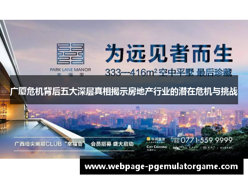 广厦危机背后五大深层真相揭示房地产行业的潜在危机与挑战